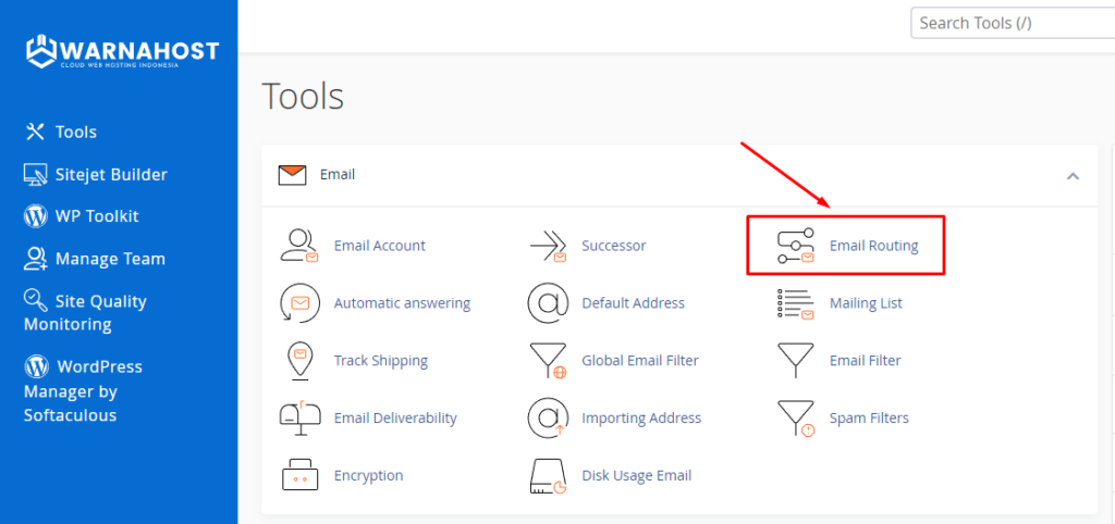 Cara Setting Email Routing di cPanel