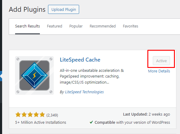 cara litespeed memcached LSMCD